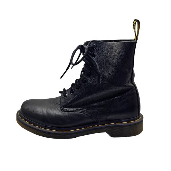 Dr. Martens Shoes - Dr. Martens 1460 Pascal Women's Black Leather Combat Boots Size 7